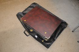 Two artists folders, one containing various waterc