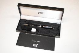 A boxed Montblanc Meisterstuck propelling pencil