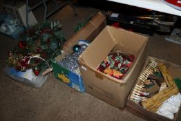 A large quantity of various Christmas and festive