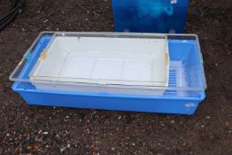 Two plastic pet cages AF