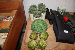 Six Neptune artificial succulents