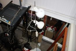 A modern standard lamp