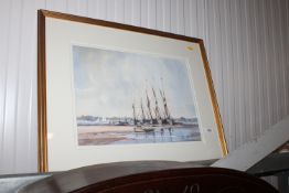 Graham Howlett, watercolour study 'The gathering,