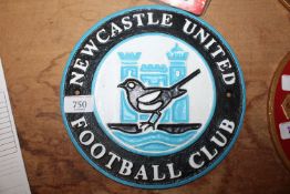 A reproduction Newcastle football sign (cm150)