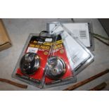 Four 70mm discus padlocks (CM81)