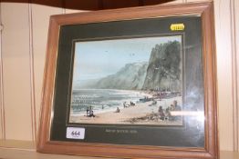 Robert Bradshaw, watercolour study of Budleigh Sal