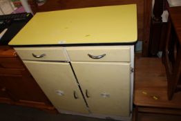 A Retro style cabinet fitted two drawers