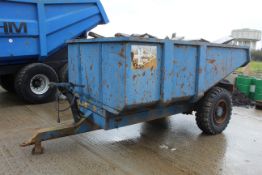 Brian Legg c.5T single axle dump trailer.