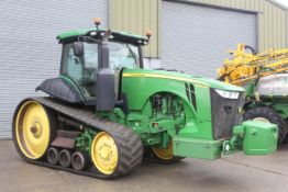 John Deere 8370RT rubber track tractor. Registration AY15 LWT. Date of first registration 24/03/