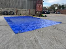 Hasson Kapell AB 10m x 7m heavy duty tarpaulin.