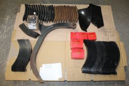 Pallet of unused parts for Vaderstad TopDown. Including leg, points, shins, bolts etc.