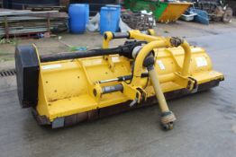 Twose C300 3m rear mounted flail mower. 2005. With rear roller and hydraulic side shift. Owned