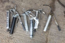 Various grease guns
