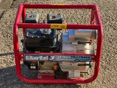 Clarke 3in petrol driven trash pump.