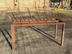 Spray can drip bench.