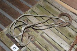 Wire 4-leg lifting rope.