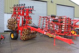 Vaderstad 4.5m Rexius Twin 450. Year T (2009). Serial number 746. Comprising two rows of Raptor