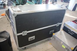 Large wheeled flight case.