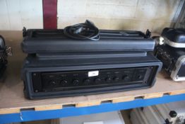 TOA A1121 PA amplifier contained within a flight case.