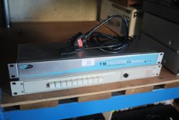 Gefen 1:10 HMDI distribution panel, DVC VASW10SL controller.