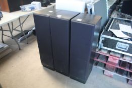 3x JBL G500 6ohm floor standing loudspeakers.
