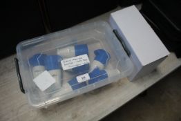 2x boxes containing a quantity 16amp round pin sockets and plugs.