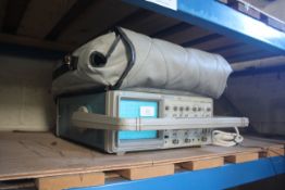 Tektronix 2225 50MHz oscilloscope in carry bag.