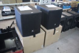 2x JBL Professional ASB6115 8ohm 800W loudspeakers (unused).