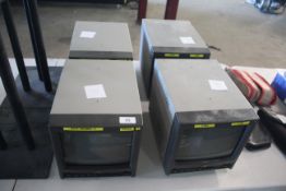 2x JVC monitors, 2x JVC colour video monitors.