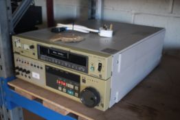 JVC BR-S622E Professional S video cassette recorder.