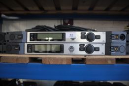 2x AKG DSR700 V2 digital stationary receivers.