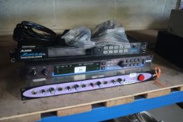 Alesis Midi Verb 4 advanced 18 bit fully integrated extending range signal processor, Lexicon MPX1