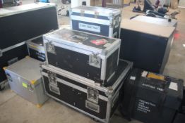 3x various flight cases.