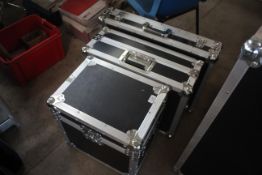 3x various flight cases.