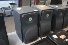 2x JBL Monitor 4206 8ohm 75W loudspeakers.