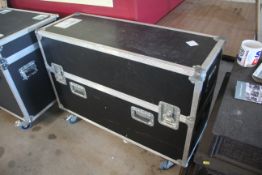 Large wheeled flight case.