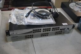 D-Link DGS-1210-28P 28 port gigabit desktop PoE network switch, Micronet SP624D 24 port network