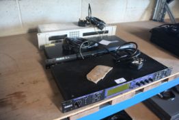 Yamaha REV500 digital reverberator, Audio Design Probox3 digital format converter and a BTS CP/300