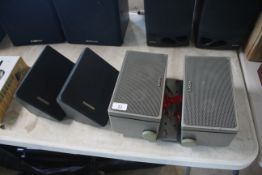 2x Toshiba SSV98 8ohm 25W speakers, 2x Sony SS-X2A 8ohm 25W speakers.