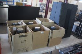 6x Adastra L.78 horn loudspeakers (with original boxes) and an Avicon MKIII portable folding