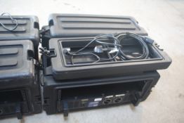 Yamaha P3200 2 channel amplifier contained in flight case.