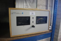 Canford Audio twin PPM and phase correlation meter.