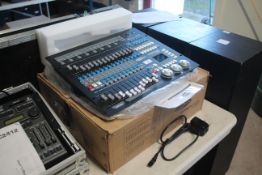 ShowTec Creator 1024 desktop mixer (unused, with original box and instruction guide).