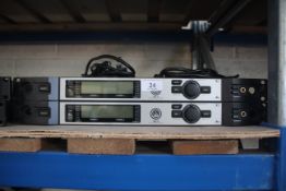 2x AKG DSR700 V2 digital stationary receivers.