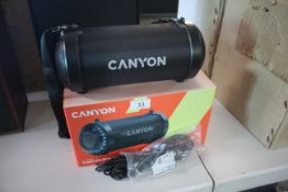 Canyon CNE-CBTSP7 wireless loudspeaker (unused, with original box).