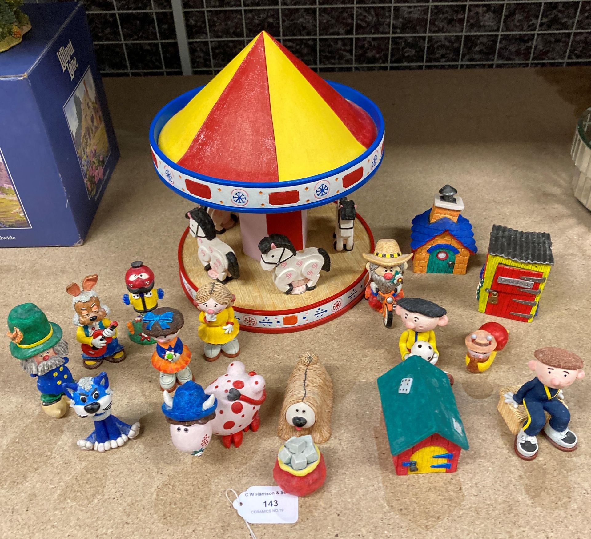 The Sugarlump Studio hand made and painted Magic Roundabout Collection including the Magic