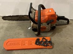 A Stihl MS-1790 Picco P chainsaw and a new chain (CWH REF: MA3)