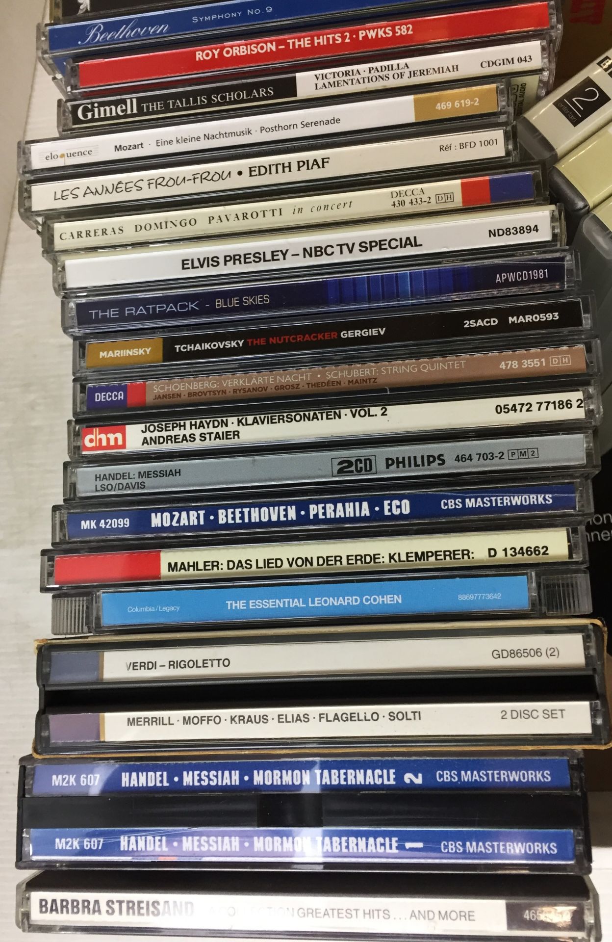 Six items being a tray containing forty-five CDs classical and pop including Leonard Cohen, Elvis, - Image 4 of 5