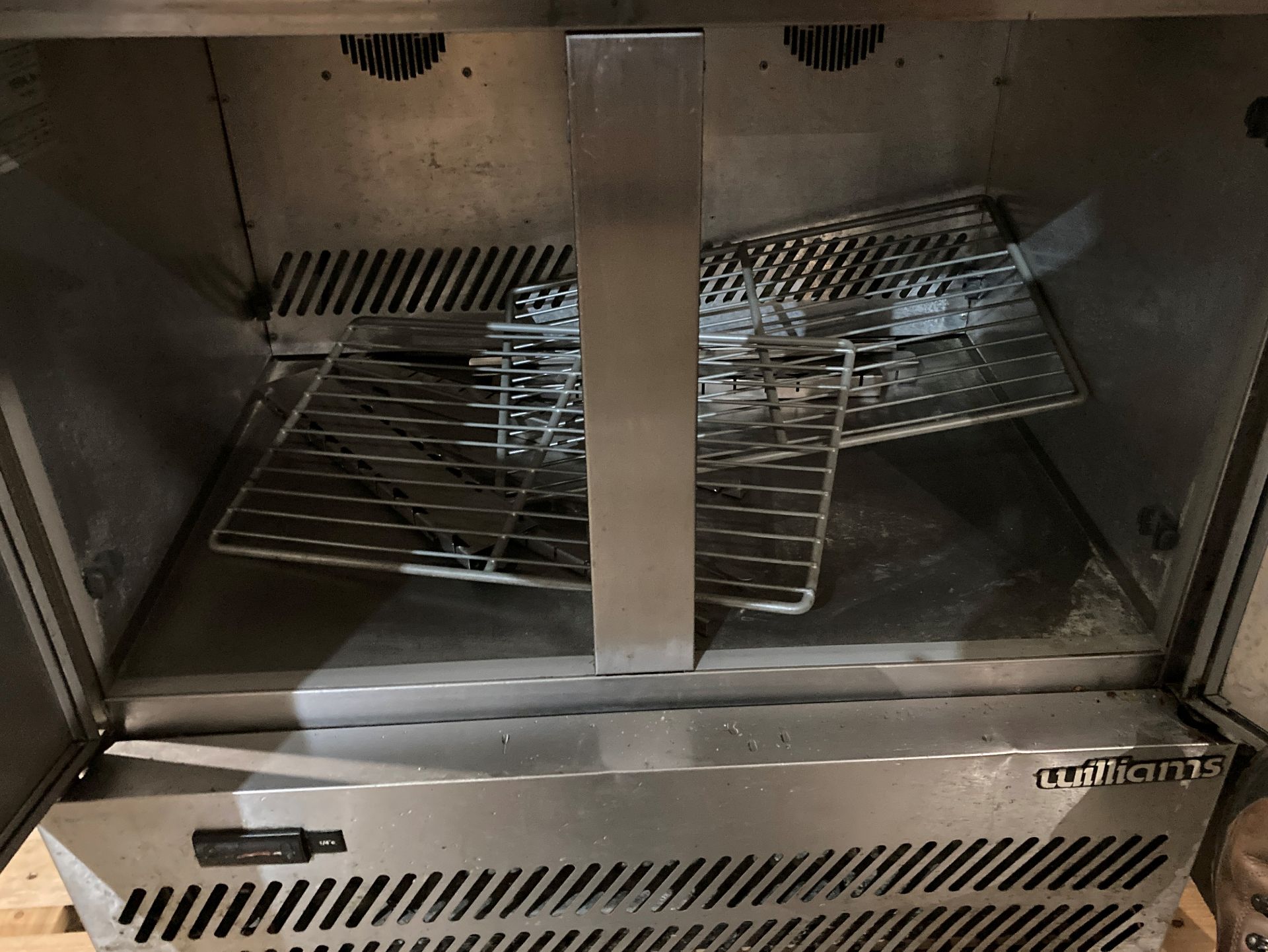 A Williams stainless steel H10CT catering two door refrigerator, 240v, 86.5cm x 72. - Image 2 of 3