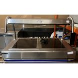 A Victor stainless steel CTG10 table top catering food warmer, 240v,